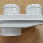 Адаптер раздельного дымохода с 60/100 — 80/80 с хомутовым соединением